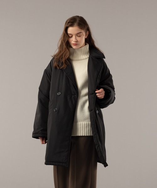 selle glant（セレグランテ）の「DOUBLE BREASTED MUFFLER COTTON COAT