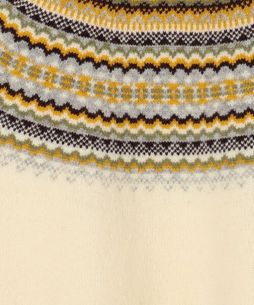 MACPHEE（マカフィー）の「ホールガーメントジャカード クルーネック