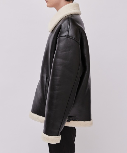 Lui's（ルイス）の「フェイクムートンBIGジャケット（ブルゾン）」 - WEAR