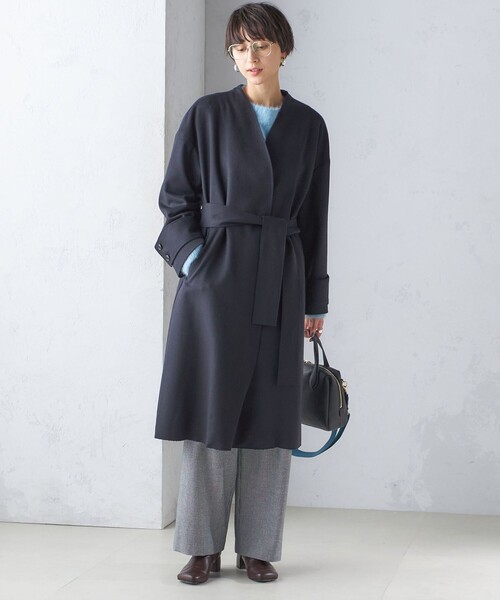 セール】MANTECO ノーカラー コート（ノーカラーコート）｜SHIPS