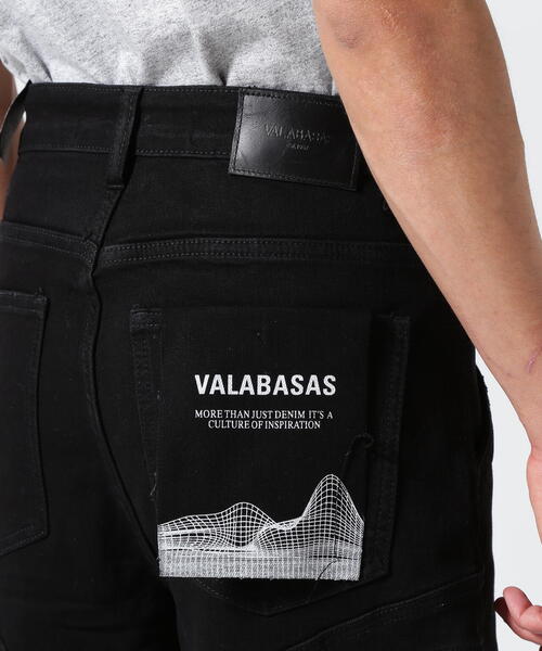 Valabasas /バラバサス/PATCH FADE BLACK BAGGY J（デニムパンツ