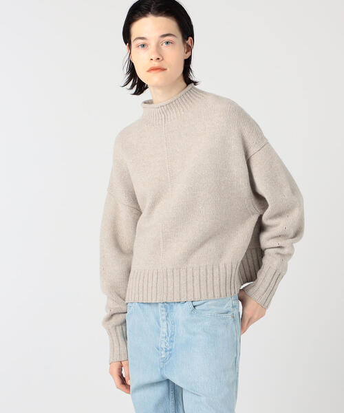 MACPHEE（マカフィー）の「ラムカシミヤ ビルドネックプルオーバー