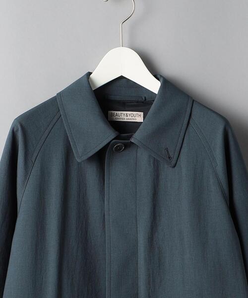 美品】BY ツイスト バルカラー フォルムコート BEAUTY&YOUTH UNITED