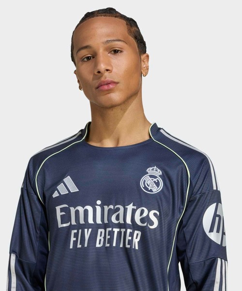 レアル・マドリード 25/26 長袖 アウェイ ユニフォーム / アディダス