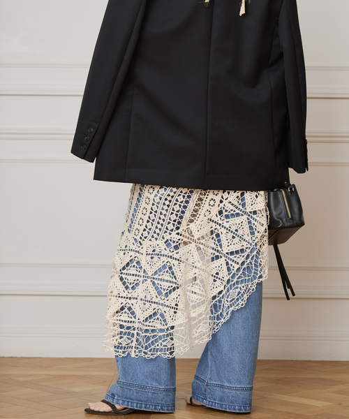 アシメレースラップスカート（スカート）｜IENA LA BOUCLE