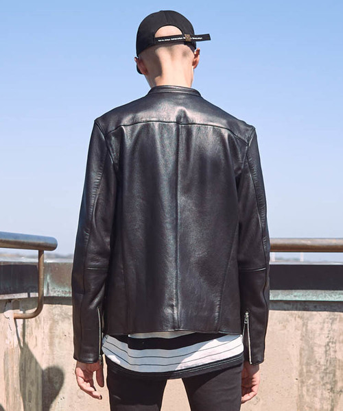 LIDNM（リドム）の「LIDNM/リドム/ラムレザーシングルライダース