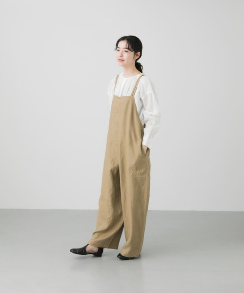 かぐれ（カグレ）の「リネンサロペット（サロペット/オーバーオール