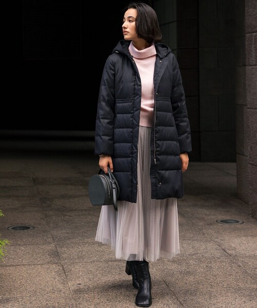 ライトタフタロングダウンコート（ダウンジャケット/コート）｜組曲