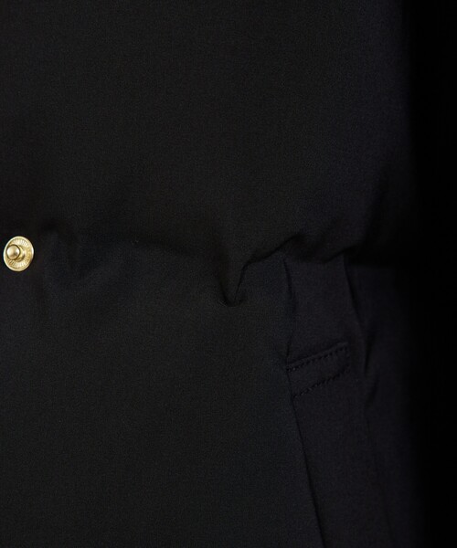 WEB Domani掲載】袖リブシームレススタンドダウン/ロングセラー/定番