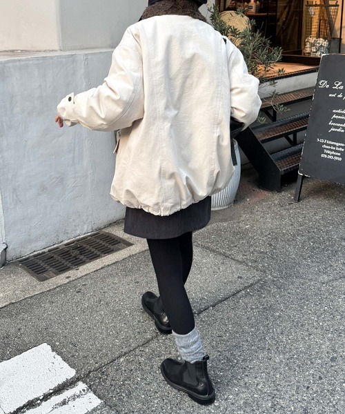 セール】diggity 襟ボアハーフダウンコート（ダウンジャケット/コート