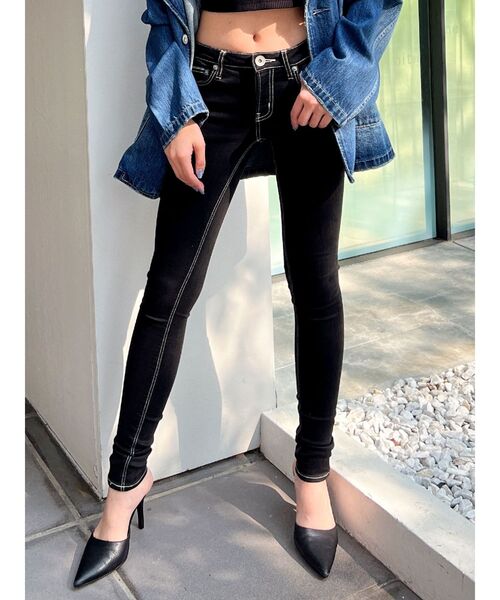 ワンウォッシュスキニーパンツ（デニムパンツ）｜GYDA（ジェイダ）の