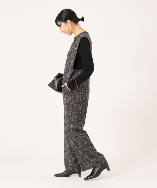 IENA（イエナ）の「ツイードオールインワン（サロペット