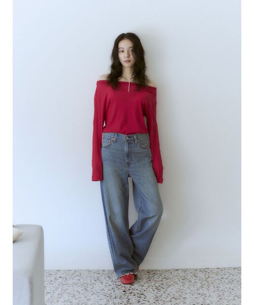 セール】Levi's別注 RIBCAGE WIDE LEGデニム（デニムパンツ）｜Levi's