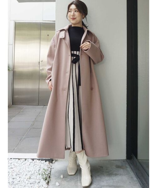 MERCURYDUO（マーキュリーデュオ）の「スタンドカラーロングコート