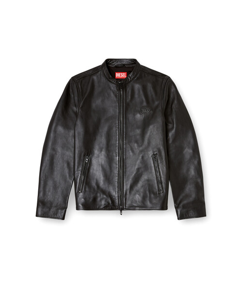 メンズ レザージャケット L-TAD-WRD（ライダースジャケット）｜DIESEL