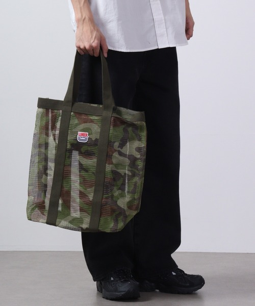 LUMBER 迷彩メッシュトートバッグ（トートバッグ）｜LUMBER（ランバー