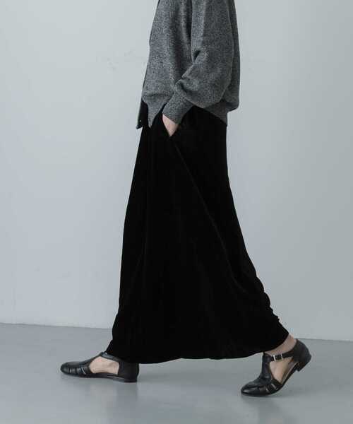 かぐれ（カグレ）の「レーヨンシルクベルベットスカート（スカート