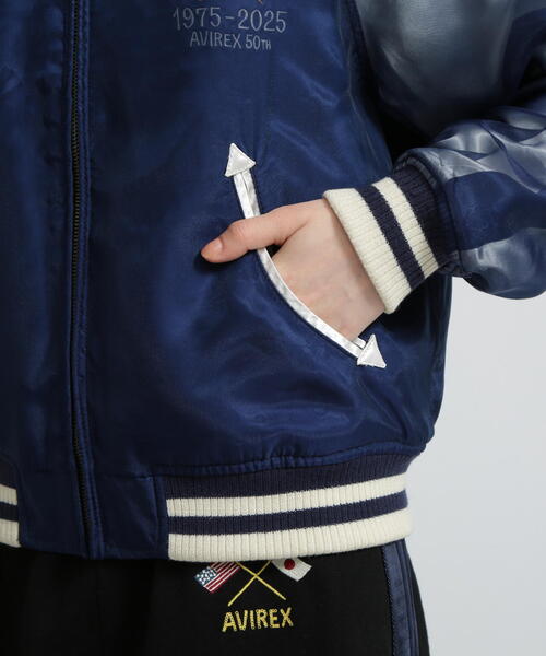 SOUVENIR COLLECTION》ORGANDY SKA JACKET（スカジャン）｜AVIREX