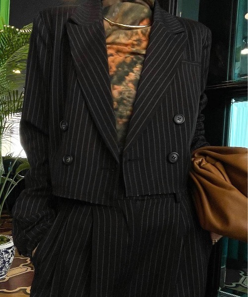 Ameri（アメリ）の「SHORT JACKET SET UP（セットアップ）」 - WEAR