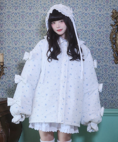 セール】Whinny/【2025秋冬新作♪】リボンに包まれしぽゎりんアウター