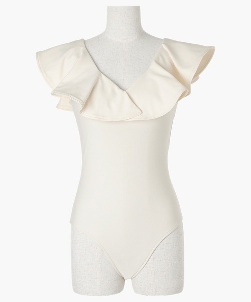 フリルスリーブスウィムウェア（水着）｜anuans（アニュアンス）の