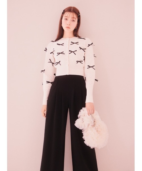 SNIDEL（スナイデル）の「【WEB限定カラーあり】リボンモチーフ