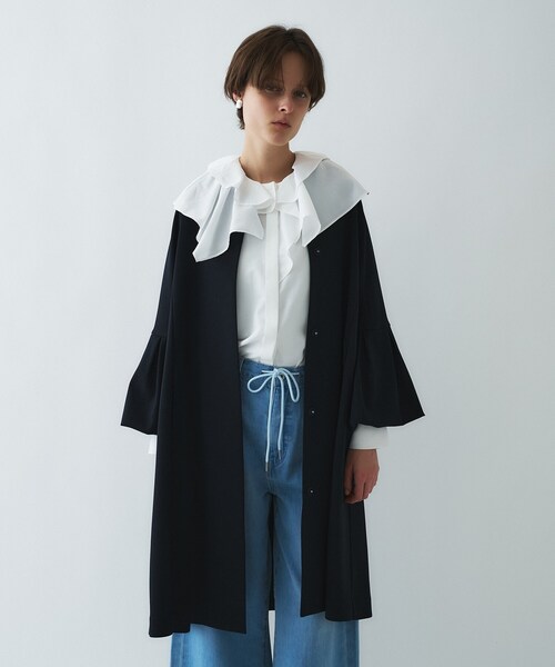 セール】【セットアップ／オケージョン／手洗い可】フレアスリーブ