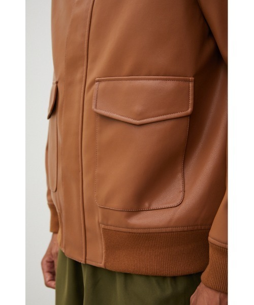 AZUL by moussy（アズールバイマウジー）の「FAUX LEATHER A-2 FLIGHT