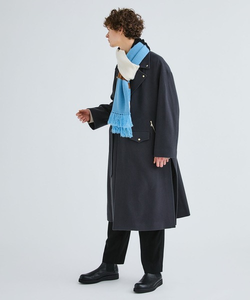 CULLNI（クルニ）の「STUDIOUS別注 ライダースタイロッケンコート/EX