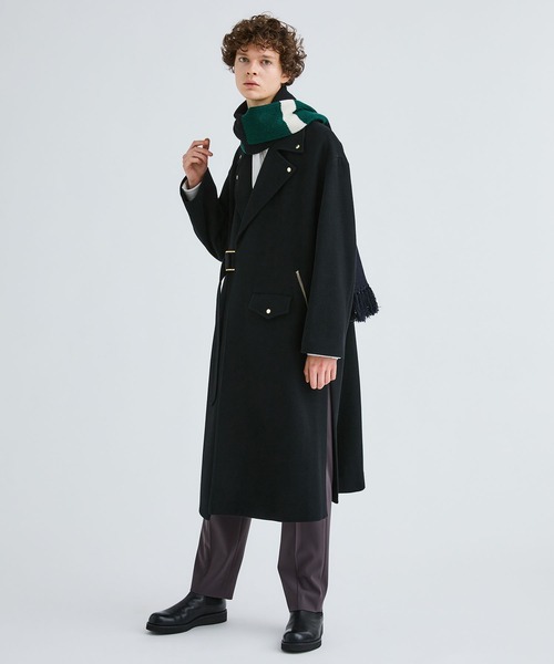 CULLNI（クルニ）の「STUDIOUS別注 ライダースタイロッケンコート/EX