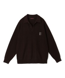 caban（キャバン）の「□CABaN コットンカシミヤワッフルMIX クルー