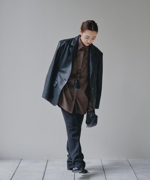 TODAYFUL（トゥデイフル）の「エコレザーテイラージャケット