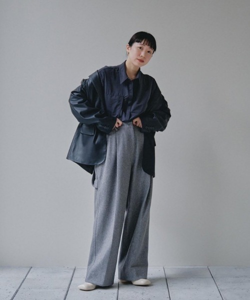 TODAYFUL（トゥデイフル）の「エコレザーテイラージャケット