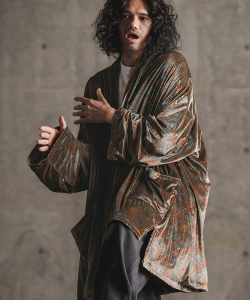 GLIMCLAP（グリムクラップ）の「mcg3392- Paisley pattern × solid