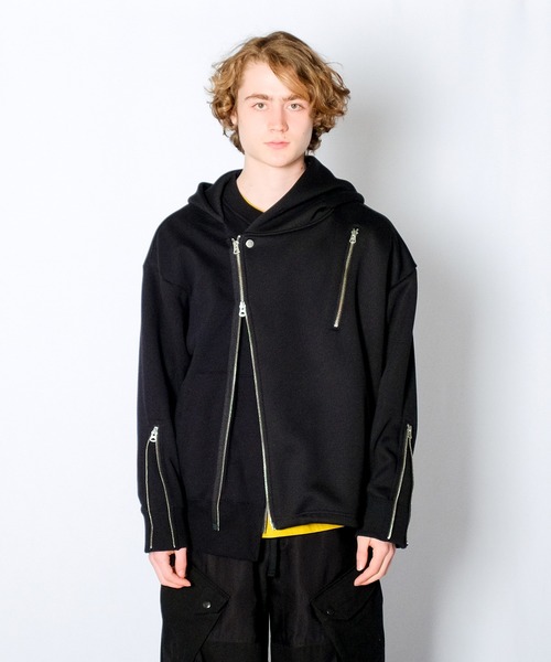 Wizzard ウィザード / ASYMMETRIC ZIP HOODIE アシンメトリージップ