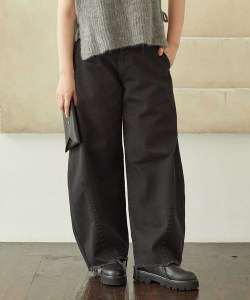 plage（プラージュ）の「《WEB限定追加》balloon tapeared パンツ