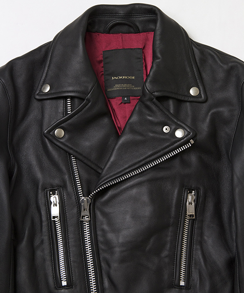 JACKROSE（ジャックローズ）の「ラムレザーダブルライダースTYPE－2