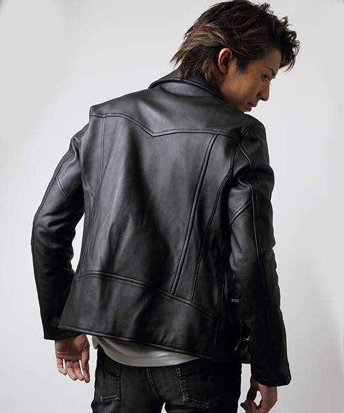 JACKROSE（ジャックローズ）の「ラムレザーダブルライダースTYPE－2