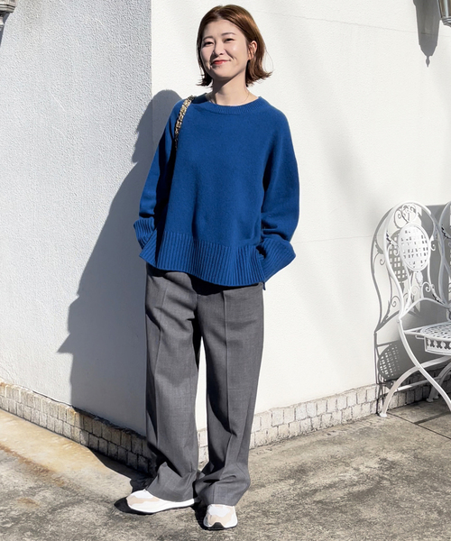 Spick & Span（スピックアンドスパン）の「ウールカシミヤクルーネック