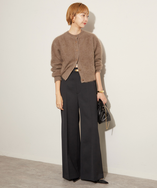 plage（プラージュ）の「Fur Back Open プルオーバー（ニット/セーター