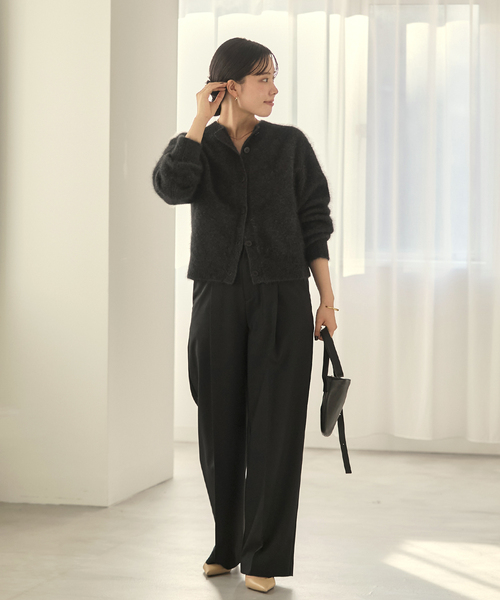 plage（プラージュ）の「Fur Back Open プルオーバー（ニット/セーター