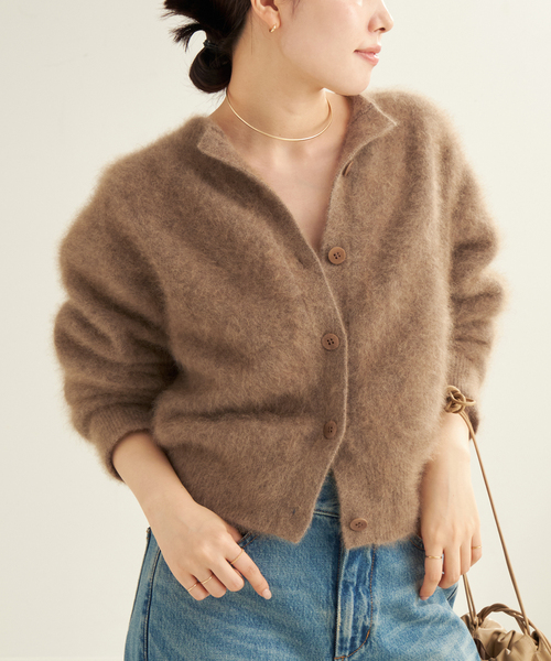 plage（プラージュ）の「Fur Back Open プルオーバー（ニット/セーター