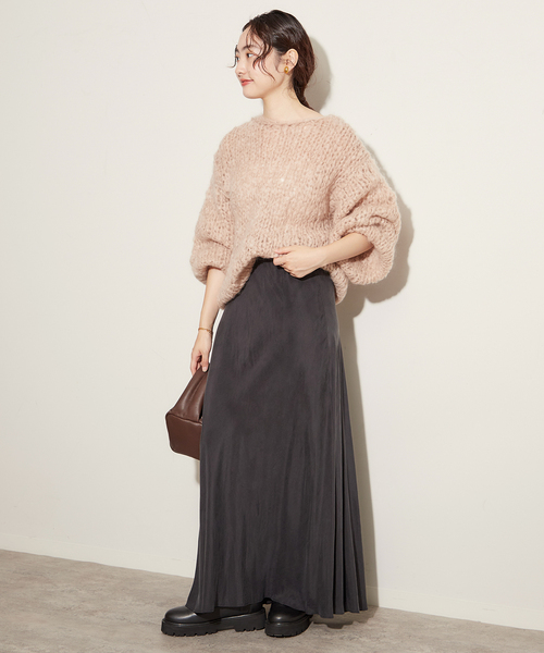 plage（プラージュ）の「HAND KNIT ジャンボタム プルオーバー（ニット