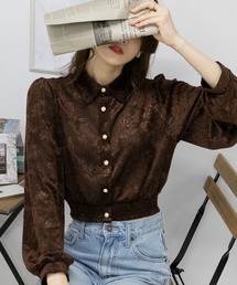 シャツ/ブラウス（ブラウン/茶色系・ベロア）ファッション通販 - ZOZOTOWN