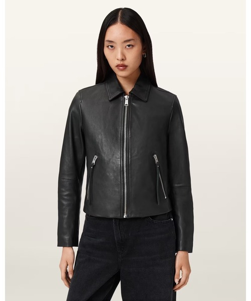 DANBURY LEATHER BIKER JACKET | DANBURY レザー バイカー ジャケット