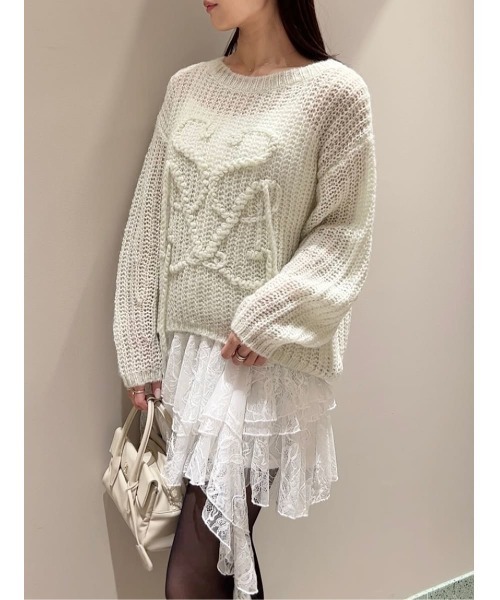 ロゴローゲージニットプルオーバー（ニット/セーター）｜SNIDEL