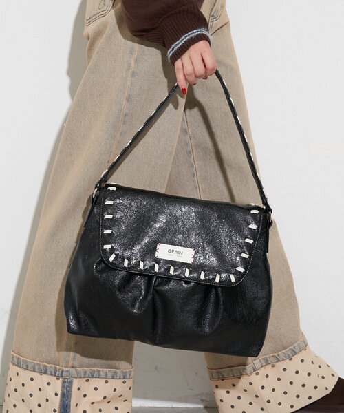 GRAIN/グレイン】ヴィンテージステッチボストンバッグ（ボストンバッグ