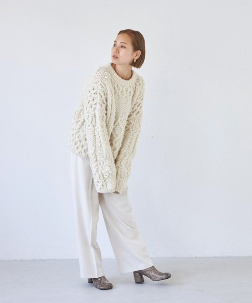 TODAYFUL（トゥデイフル）の「Pattern Hand Knit（ニット/セーター