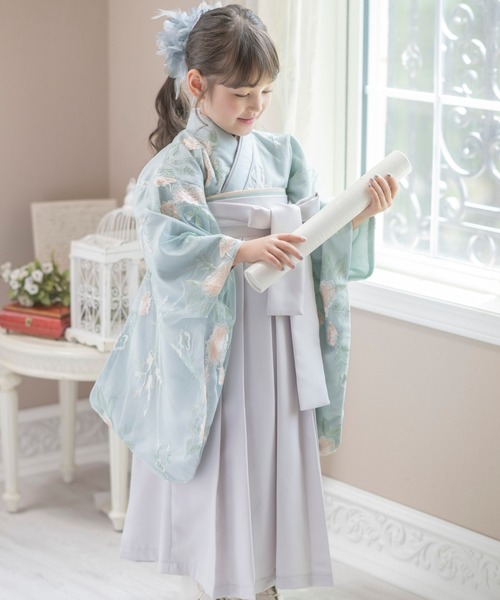 セール】花柄刺繍チュールレース袴セット（着物）｜Catherine Cottage