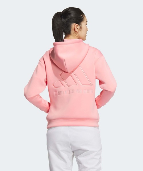 セール】ダンボールニット ビッグロゴ フーディー【adidas Golf